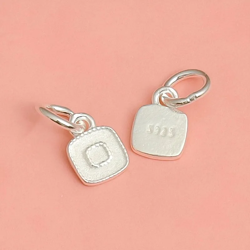 1 Piece Sterling Silver Heart Shape Pendant