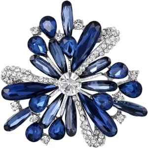 1pc Crystal Brooch Wedding Brooches for Women Rhinestone Decor Ceremony Clothes Decoration Fashion Brooch Pin Clothes Jewelry Party Brooch in Rhinestone Brooches Zinc Alloy