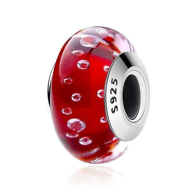 27 Styles , 925 Sterling Silver Murano Glass Beads fit Original PAN Charm Bracelets & Bangles