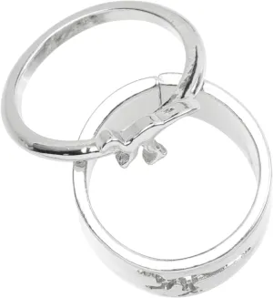 2pcs Couple Dinosaur Ring Couple Matching Rings Couple Ring Open Band Ring Dinosaur Matching Ring