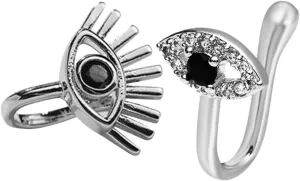 2pcs Titanium Nose Rings Hoops Fake Clip Nose Rings for Women Non Piercing Fashion Fashion Jewelry