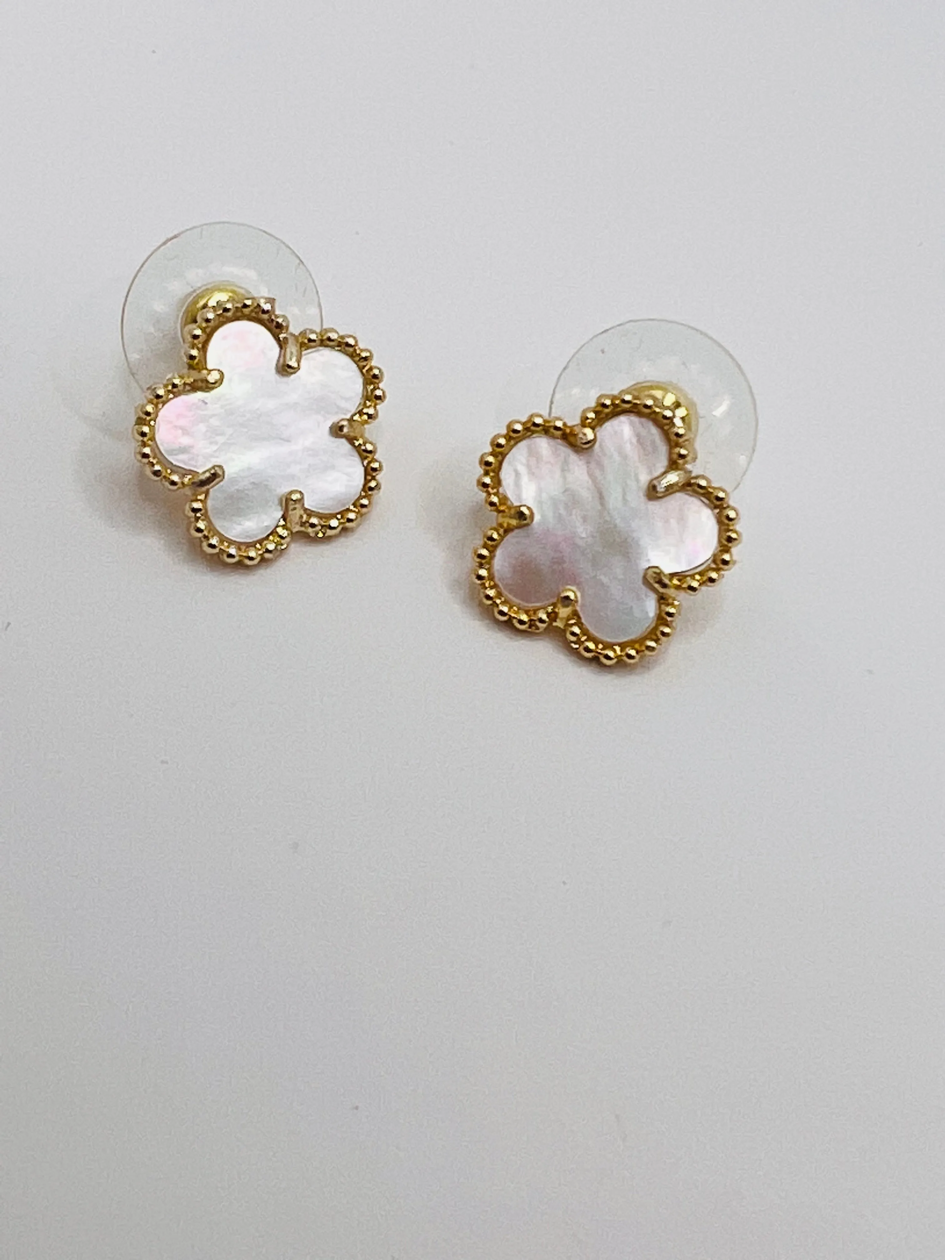 4 Leaf Clover Post Earrings