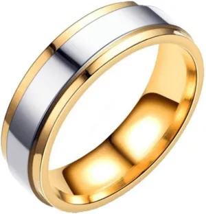 6mm Men Wedding Band 4mm Women Engagement Promise Ring Matching Couple Ring Set for Him and Her Gift Rings