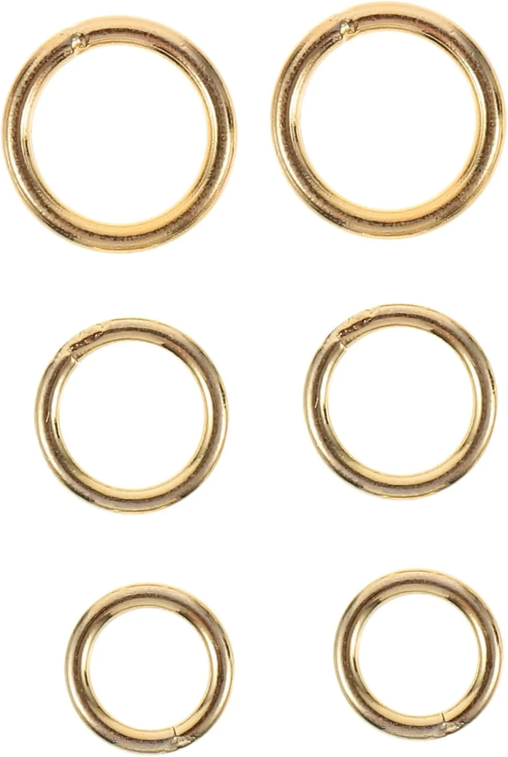 6pcs S925 Sterling Silver Nose Rings Hoops Earrings Fashion Open Ring Design for Women Men Comfortable for Daily and Party Wear