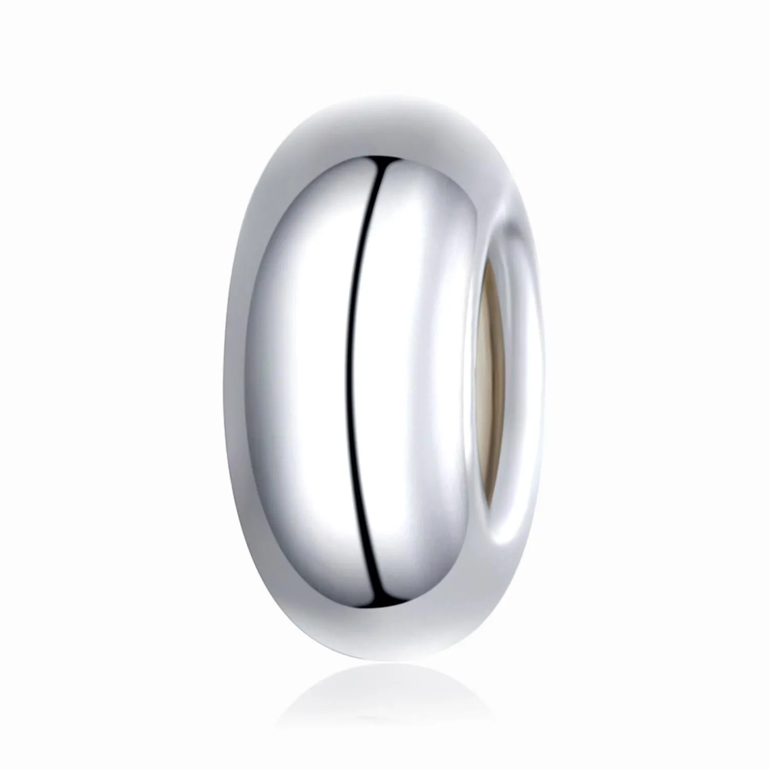 925 Sterling Silver Silicone Beads For Diy Bracelets & Necklaces