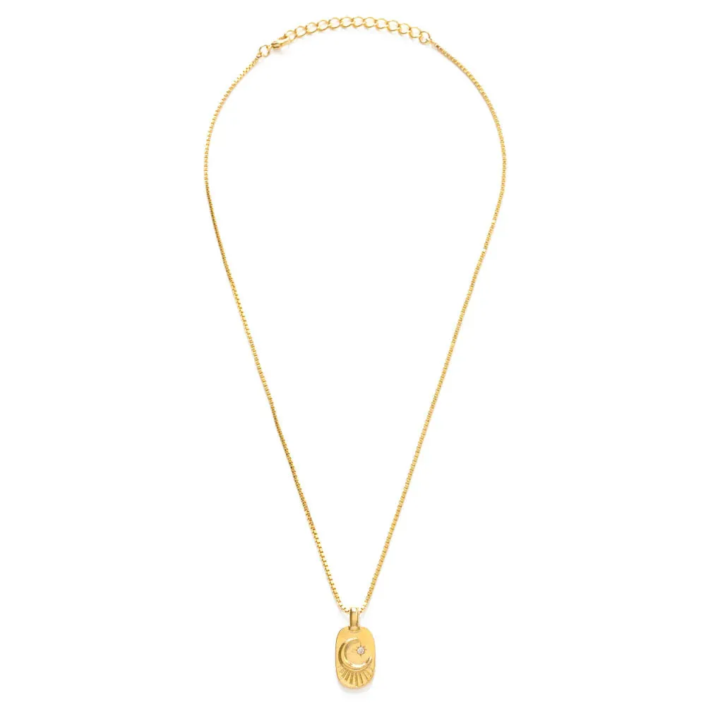 Amano Studio Helena Medallion Necklace 18"