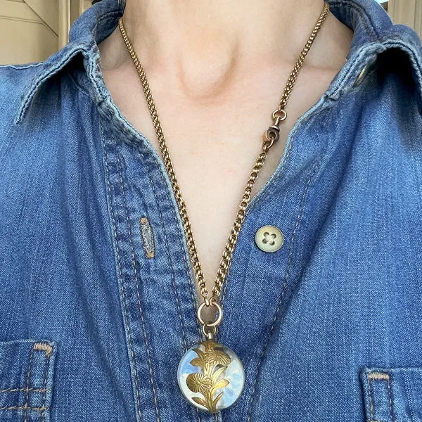 Antique Chain with Pool of Light Pendant