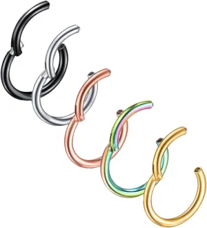 BESPORTBLE Closed Nose Ring Perforation Nose Hoop Body Piercing Jewelry Nose Rings for Women Nose Piercing Jewelry