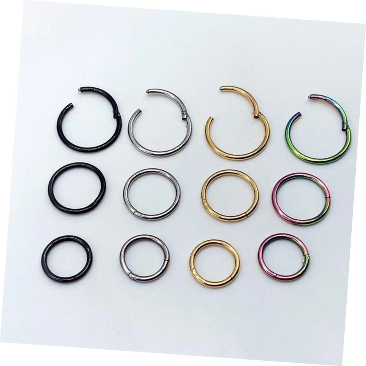 BESPORTBLE Closed Nose Ring Perforation Nose Hoop Body Piercing Jewelry Nose Rings for Women Nose Piercing Jewelry