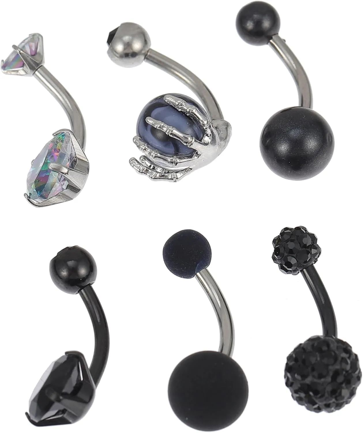 BESPORTBLE Elegant Navel Rings Non Tarnish Belly Button Jewelry Fashionable Decorative Belly Piercings