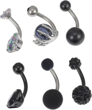 BESPORTBLE Elegant Navel Rings Non Tarnish Belly Button Jewelry Fashionable Decorative Belly Piercings