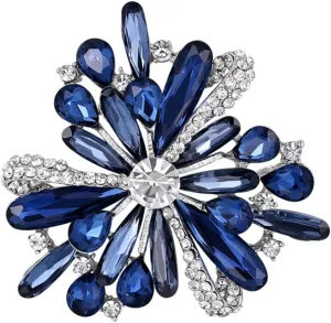 BESPORTBLE Handmade Crystal Brooch Women's Brooch Pin for Dresses Unique Fashion Dcor