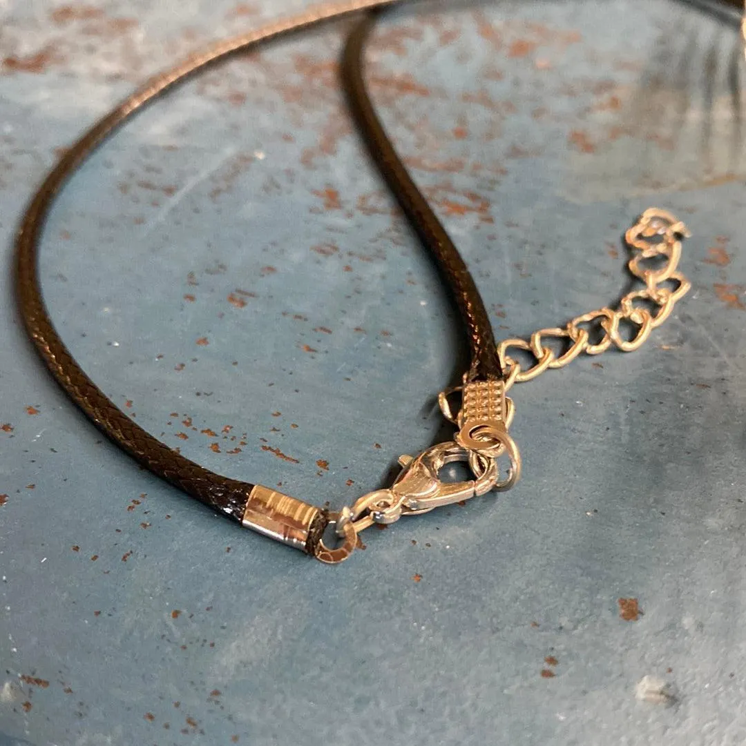 Black Necklace Cords for Stone Cage Pendants