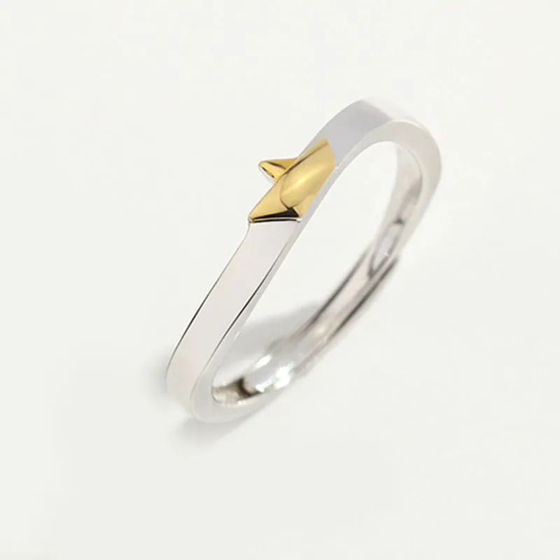 Boat Reflection Couple Rings