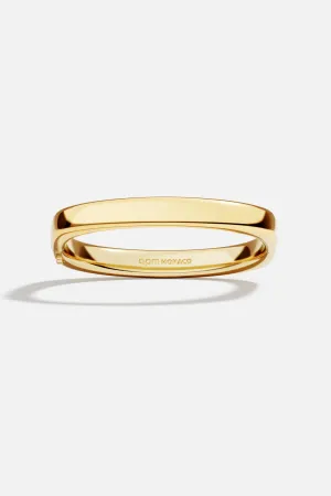 Bold Gold Square Bangle