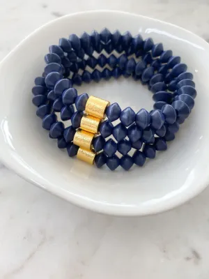 Bracelet Natural Wood Saucer 8mm