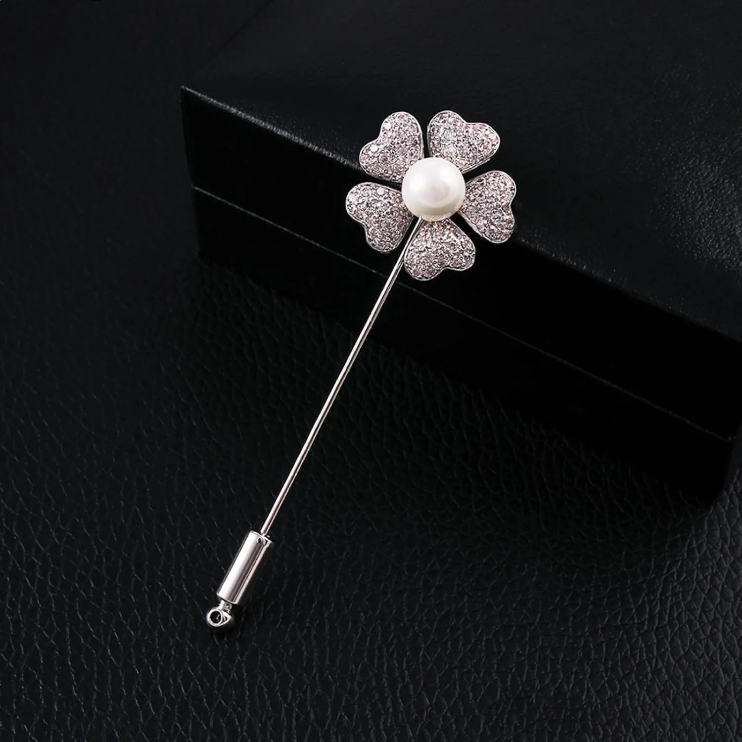 Brooch Pin for Women, Brooch Jewelry For Women 2 Pcs Small Flower Word Brooches Shawl Buckle Men And Women Micro Inlaid Zircon Brooches Suit Jacket Sweater Pin Accessories