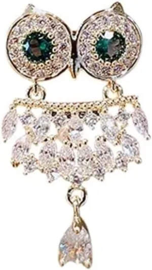 Brooches Brooch Owl Brooches Crystal Diamond Wedding Bouquet Rhinestone Covered Crystal Scarves Shawl Brooch Pins for Women Pin Women