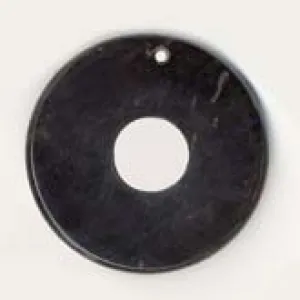Carved horn pendant, 50x5mm, sold individually. b3-ho18