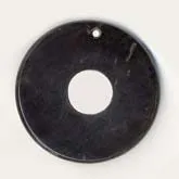 Carved horn pendant, 50x5mm, sold individually. b3-ho18