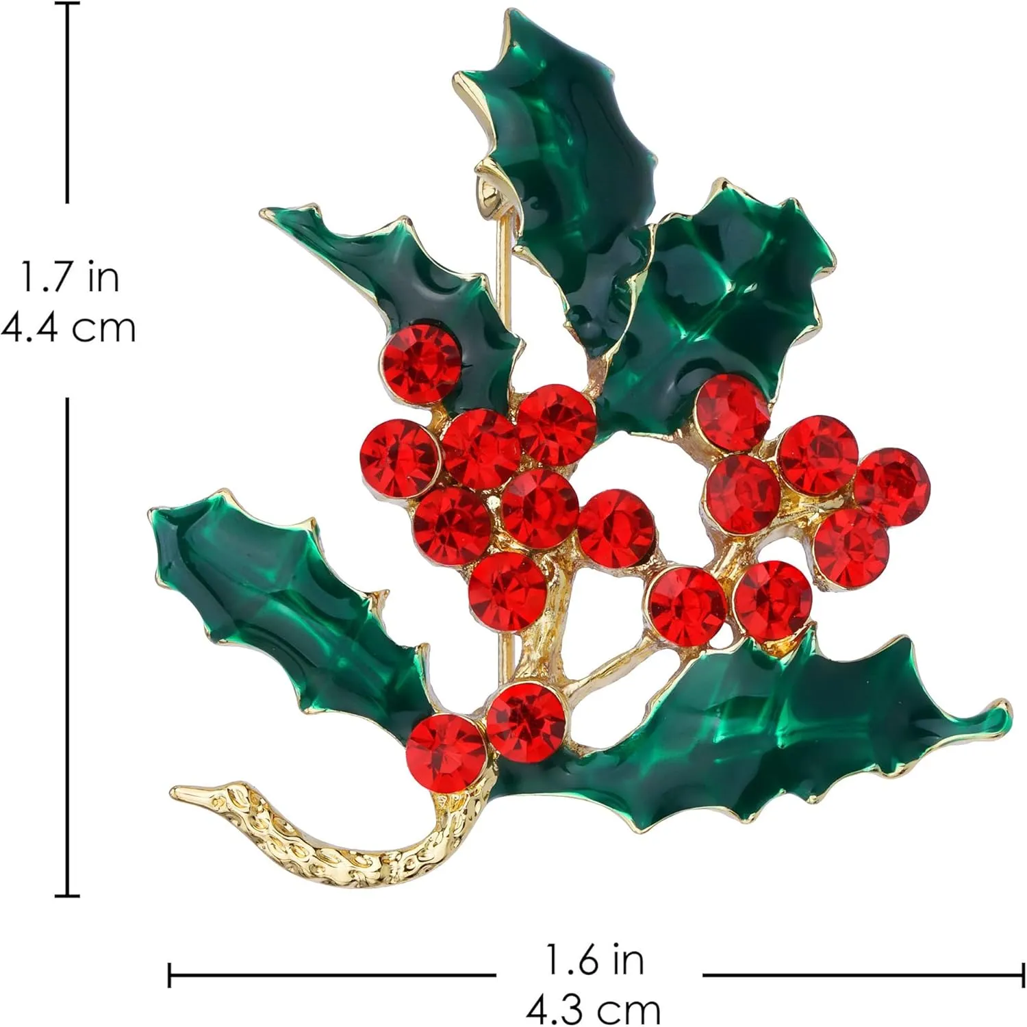 Christmas Brooch Pin for Women Girls Crystal Rhinestone Brooches and Pins Colorful Enamel Cute Deer Cat Bird Snowflake Bells Brooch Pins Fashion Christmas Jewelry Holiday Gifts