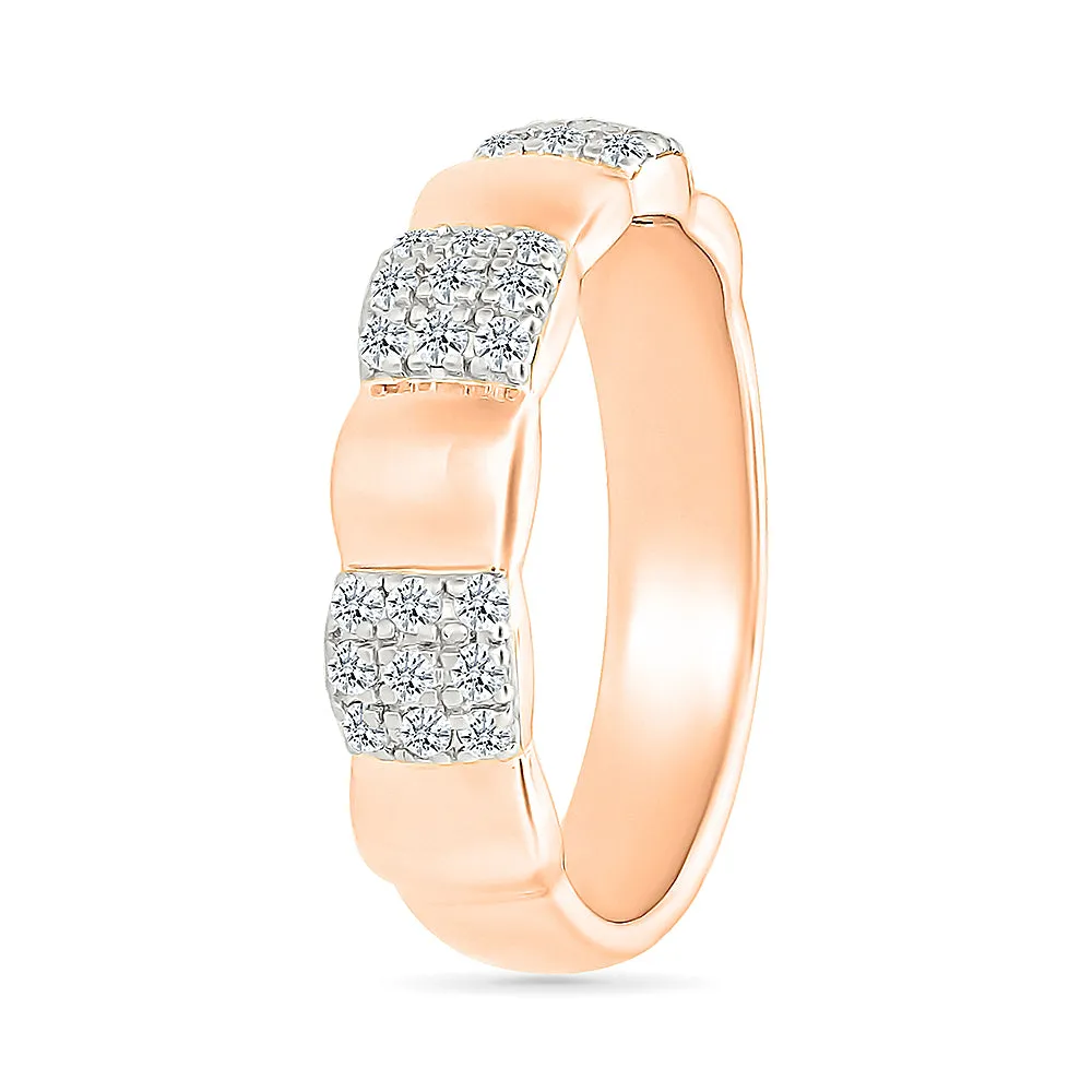 Cluster Diamond Band Ring