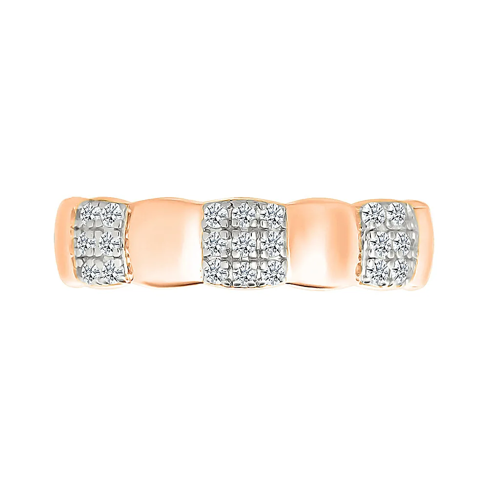 Cluster Diamond Band Ring