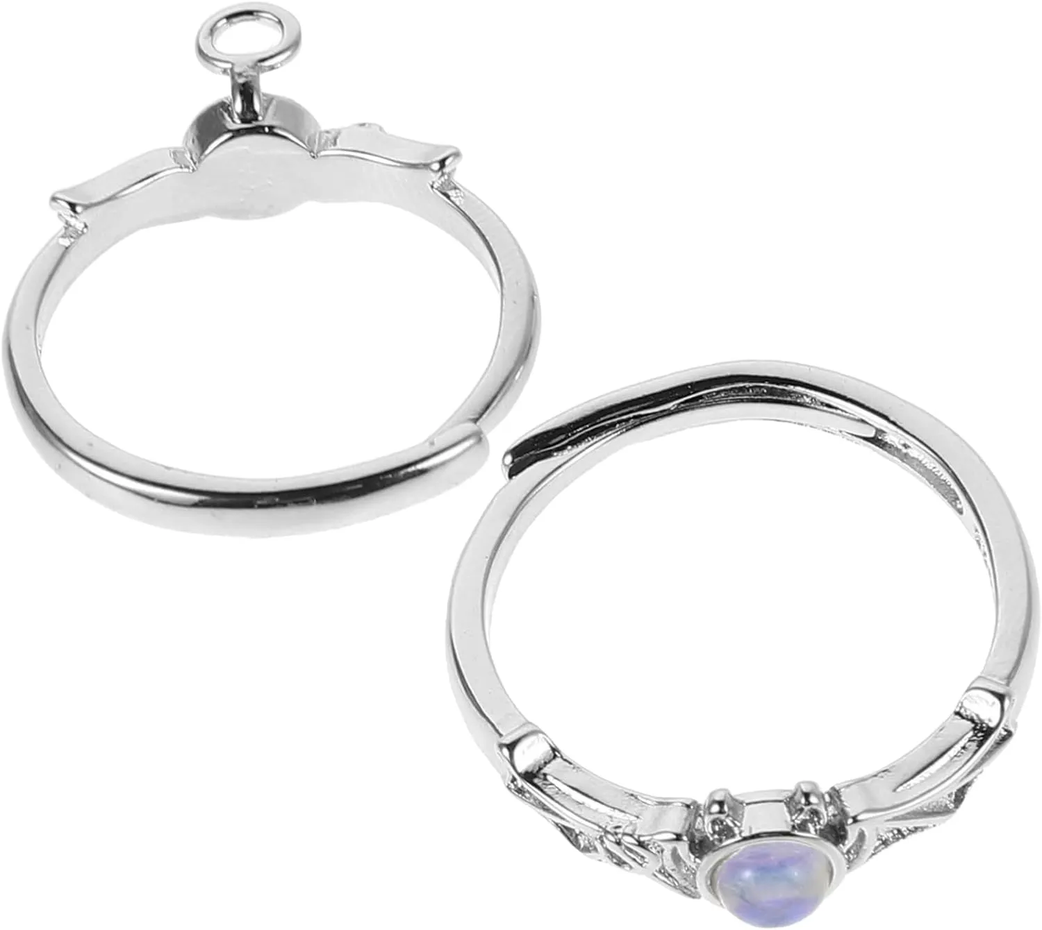 Couples Matching Ring Set Angel Wing Ring for Women Fashionable Couples Jewelry