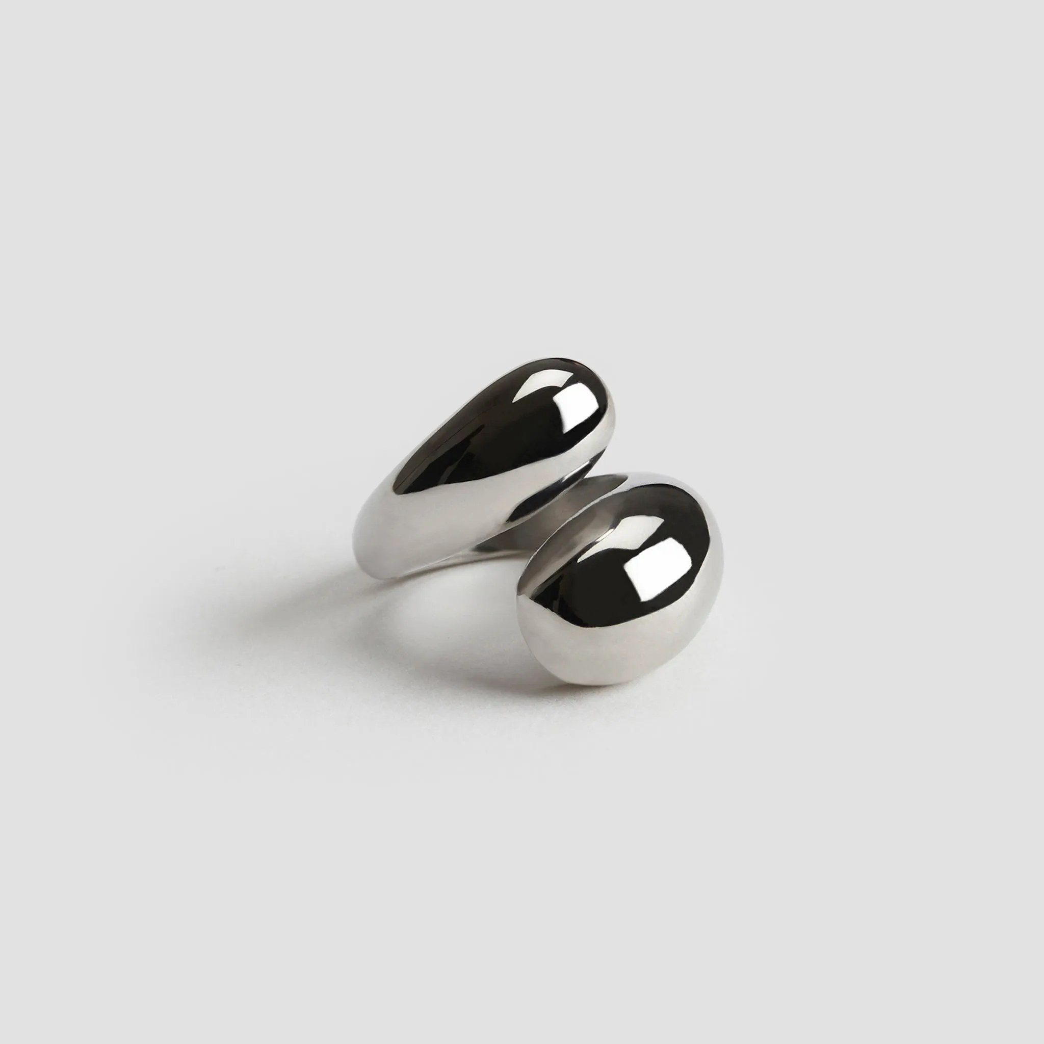 Crossover Stainless Steel Ring