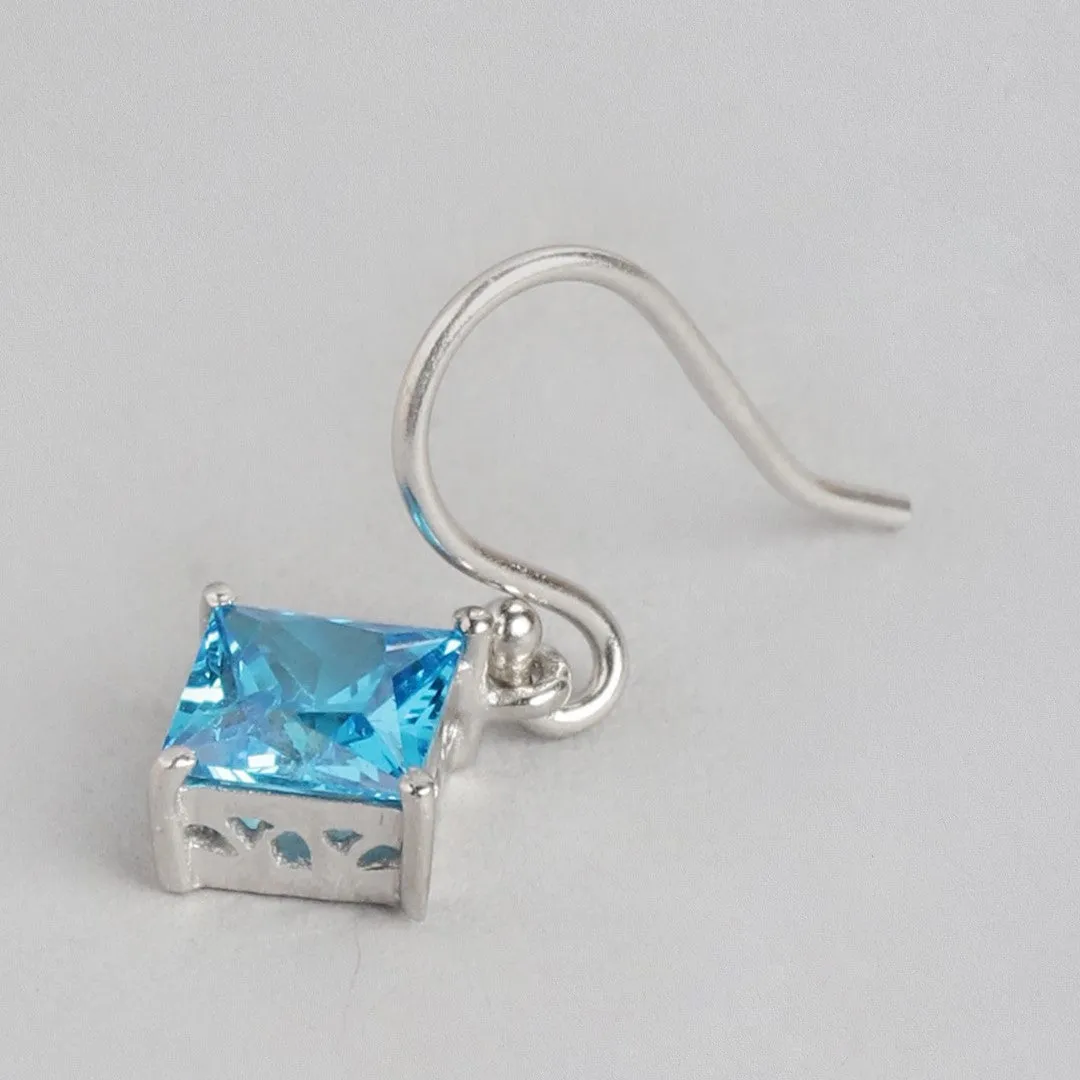 Cubic Sky 925 Sterling Silver Dangle Earrings