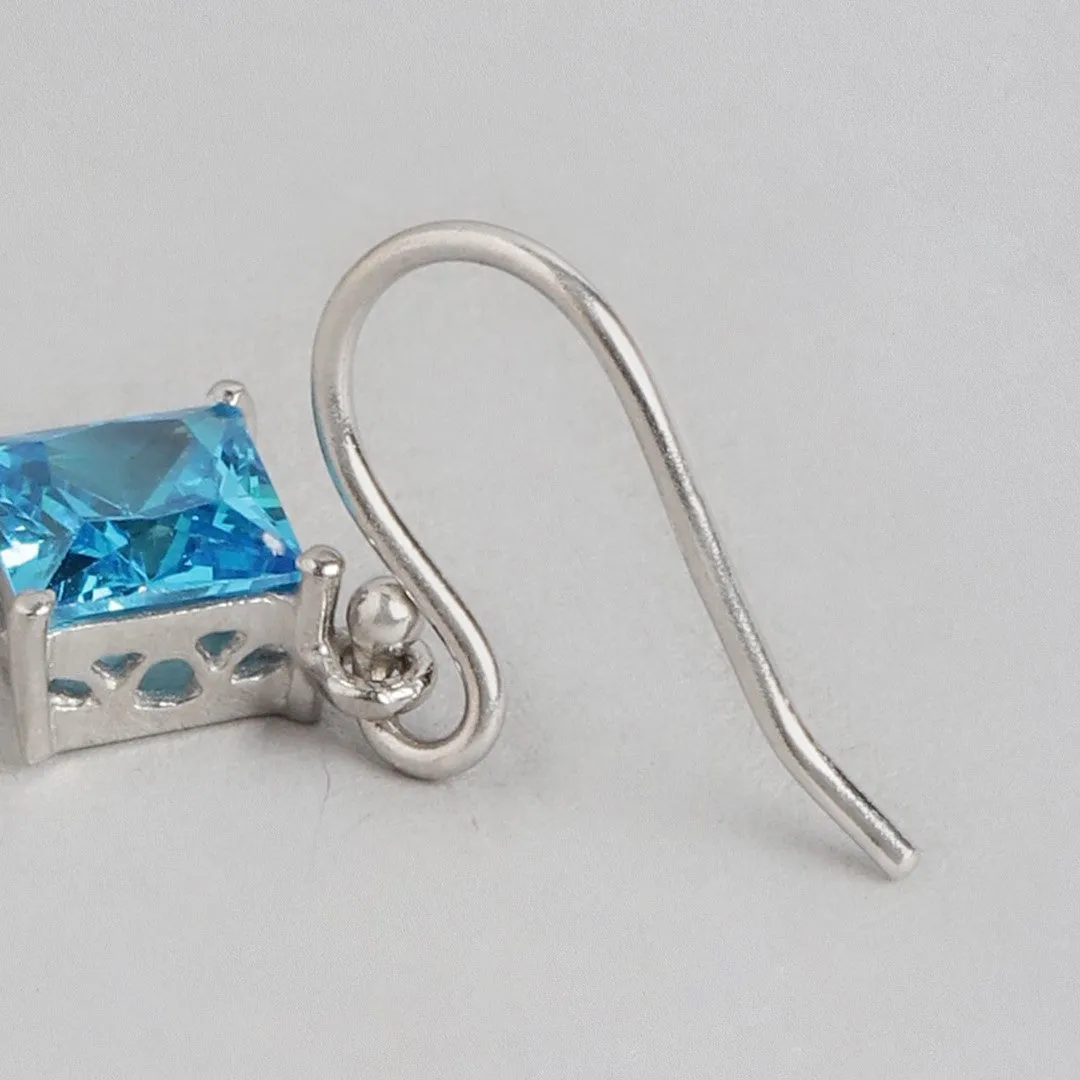Cubic Sky 925 Sterling Silver Dangle Earrings