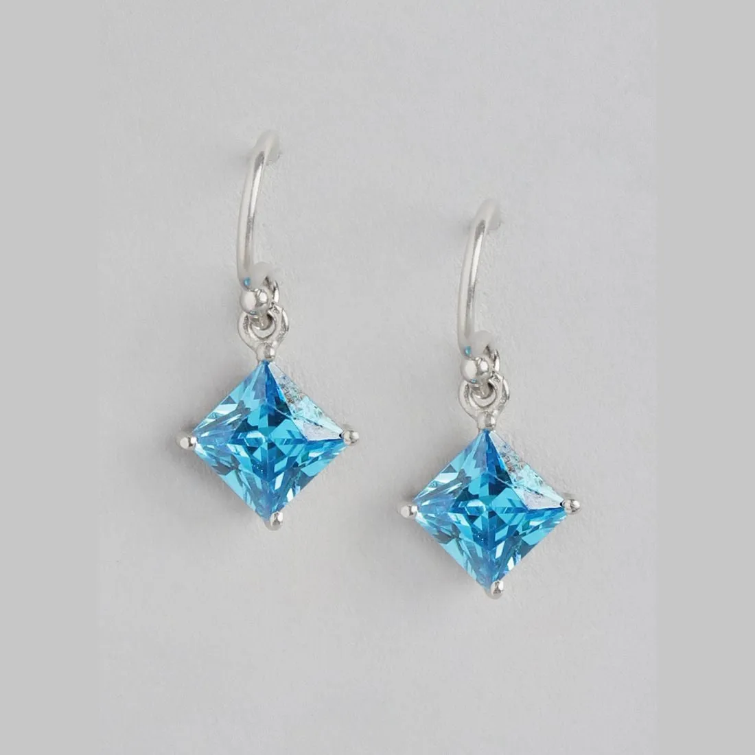 Cubic Sky 925 Sterling Silver Dangle Earrings