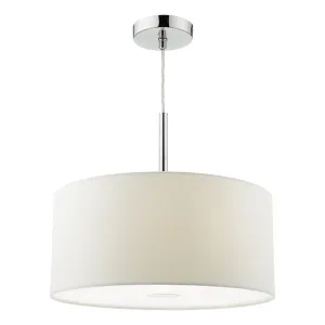 Dar Ronda 40cm 3 Light Pendant White