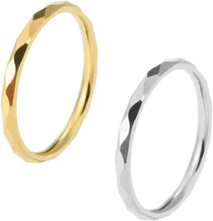 Decorative Finger Jewelry Creative Lovers Rings Titanium Steel Decorative Finger Ring Lovers Rings