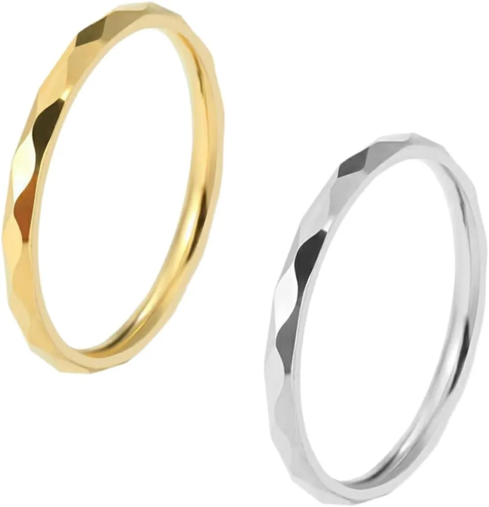 Decorative Finger Jewelry Creative Lovers Rings Titanium Steel Decorative Finger Ring Lovers Rings
