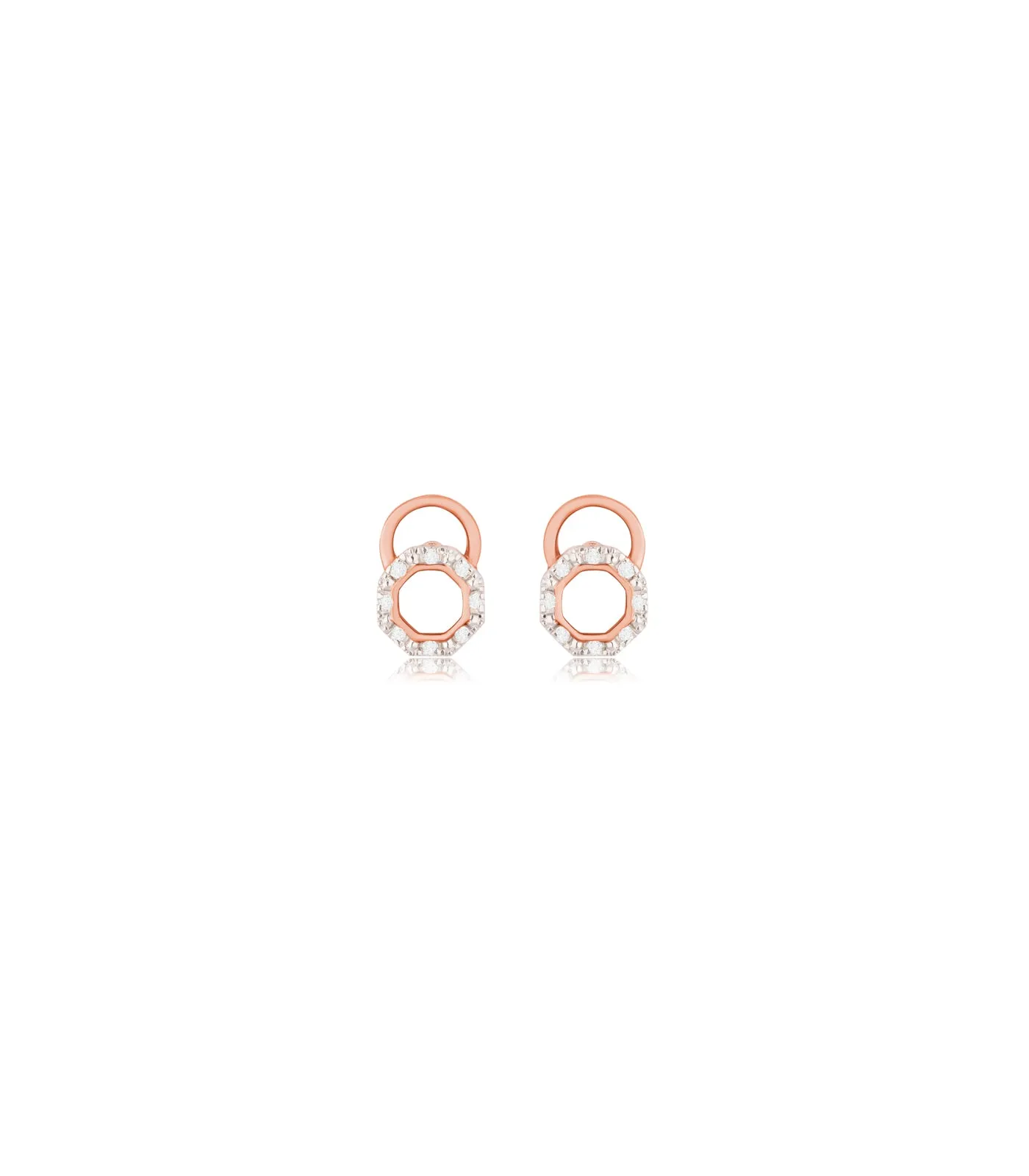 Diamond Stylish Swirls Earrings