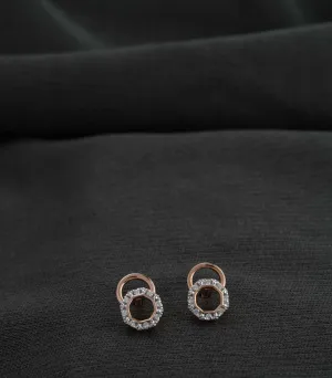Diamond Stylish Swirls Earrings