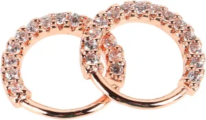 Didiseaon Fashion Nose Ring Set 2pcs Shiny Nose Rings Nose Jewelry Nose Ornaments Nose Decor for Party and Daily Wear