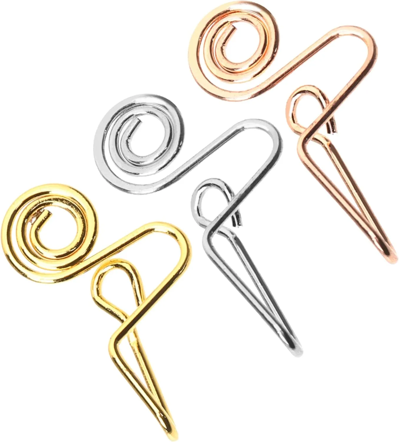 Elegant Alloy Nose Clip Lightweight and Comfortable Non Piercing Nose Ring for Women