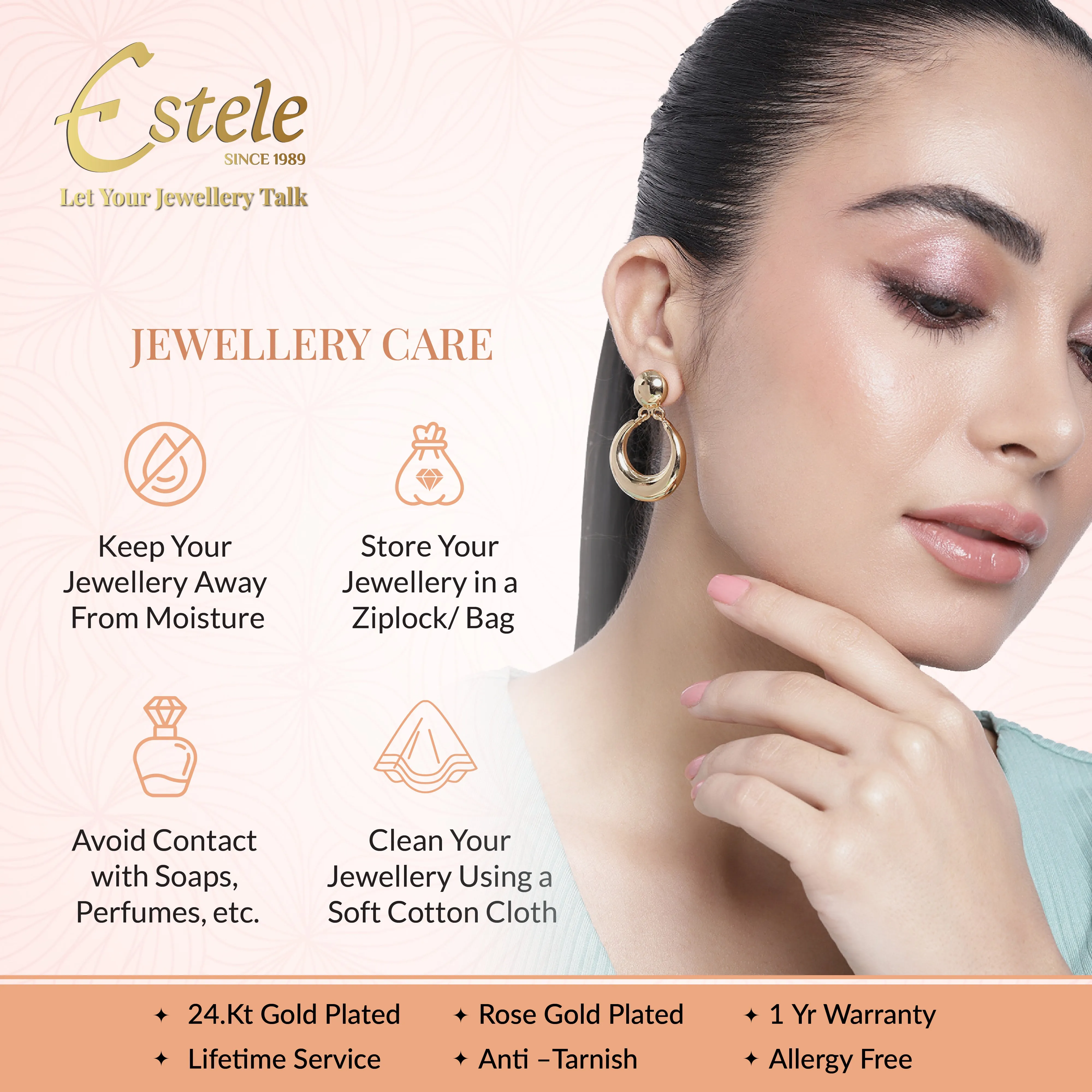 Estele Rhodium Plated CZ Ruby Halo Stud Earrings for women