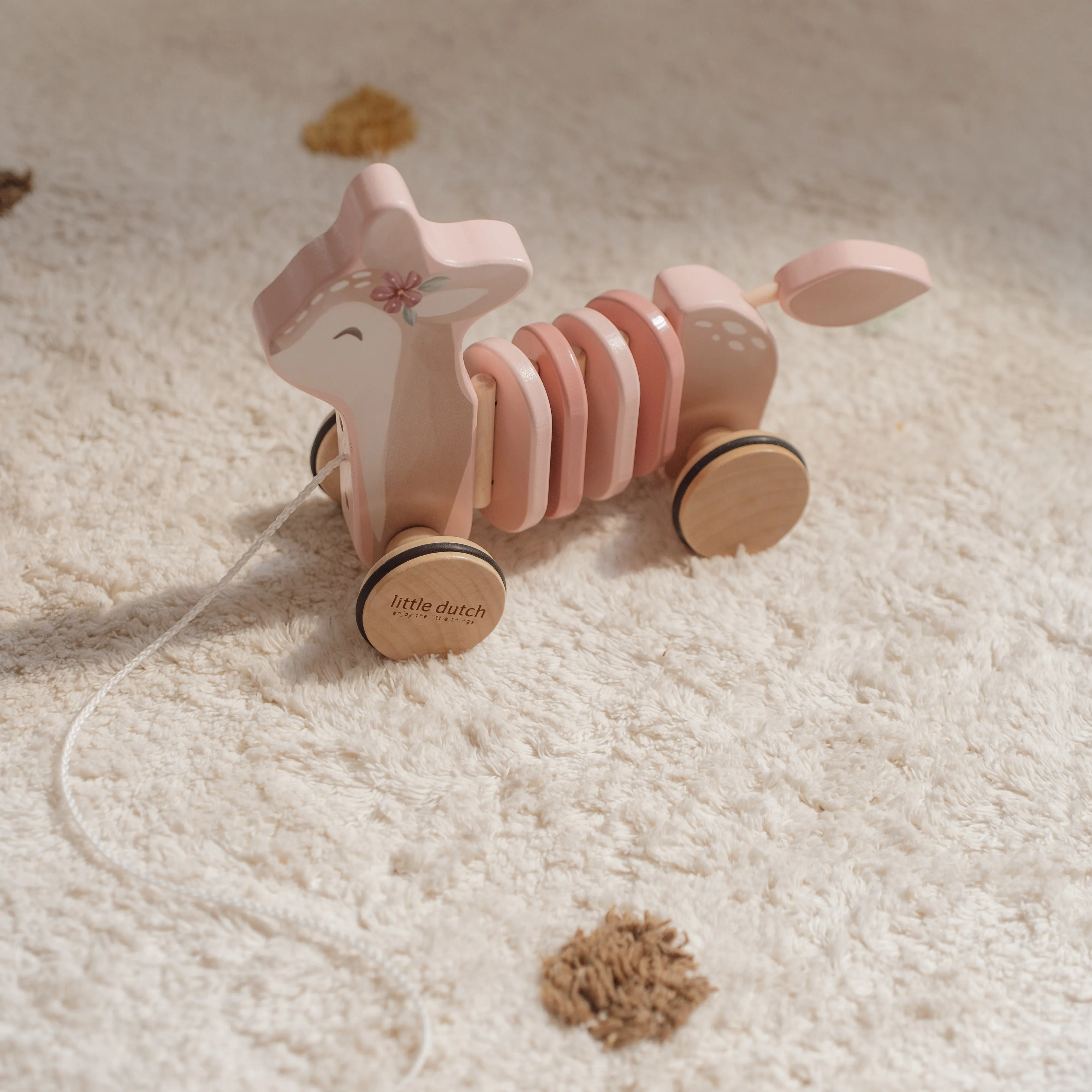 Fairy Garden Pull-Along Deer