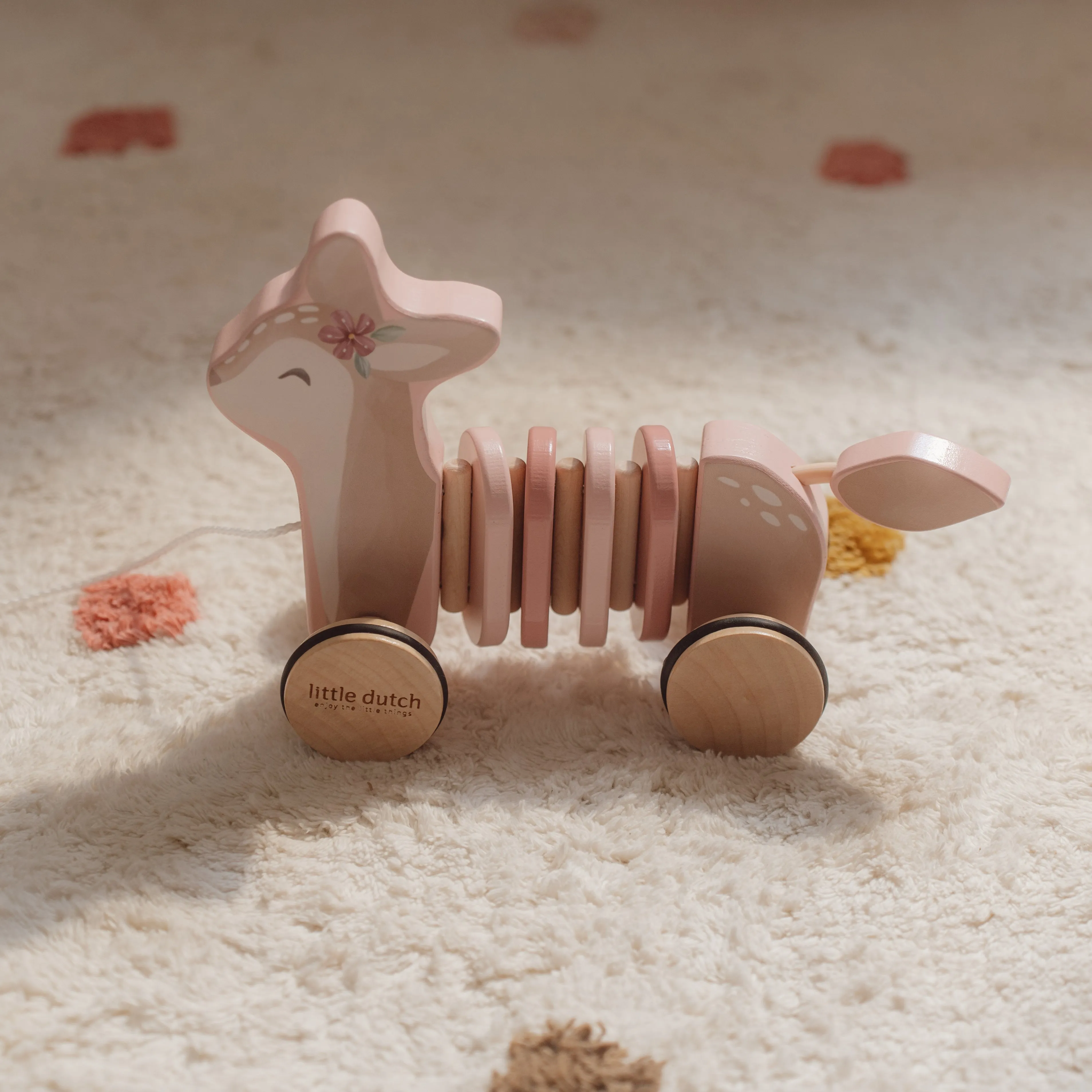 Fairy Garden Pull-Along Deer