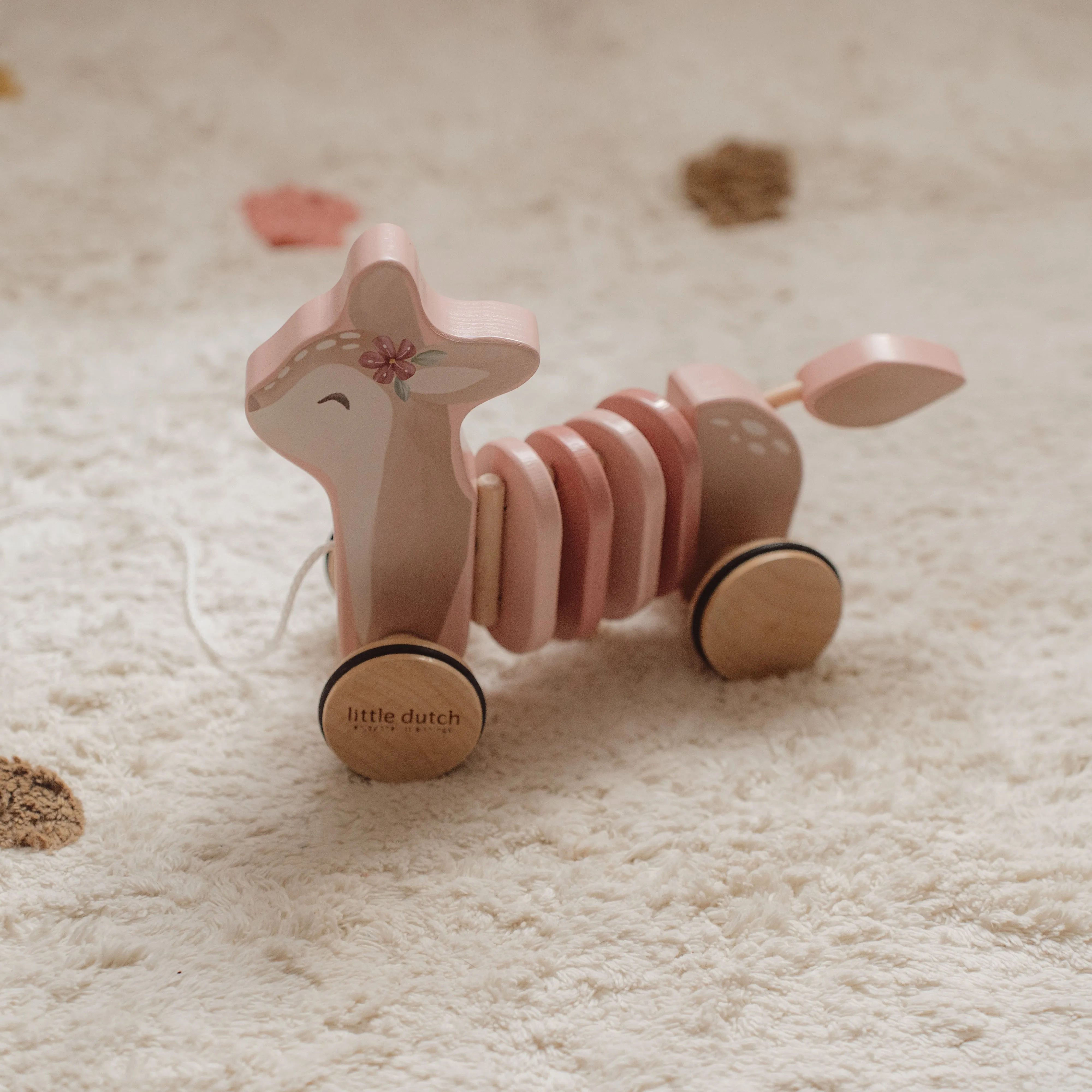 Fairy Garden Pull-Along Deer
