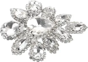 Fashion Brooch Rhinestone Corsage Pin Multi-use Brooch for Women Wedding Banquet Party
