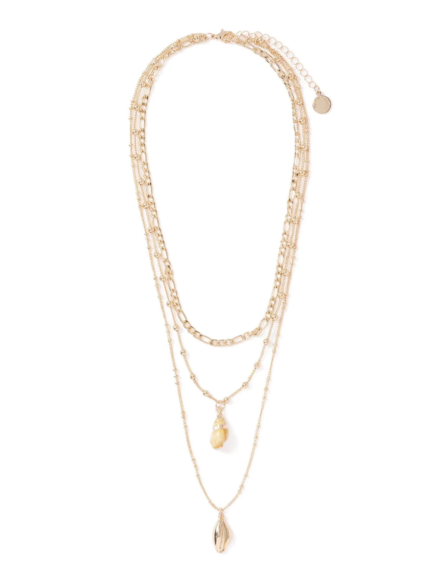 Finley Shell Fine Layered Necklace
