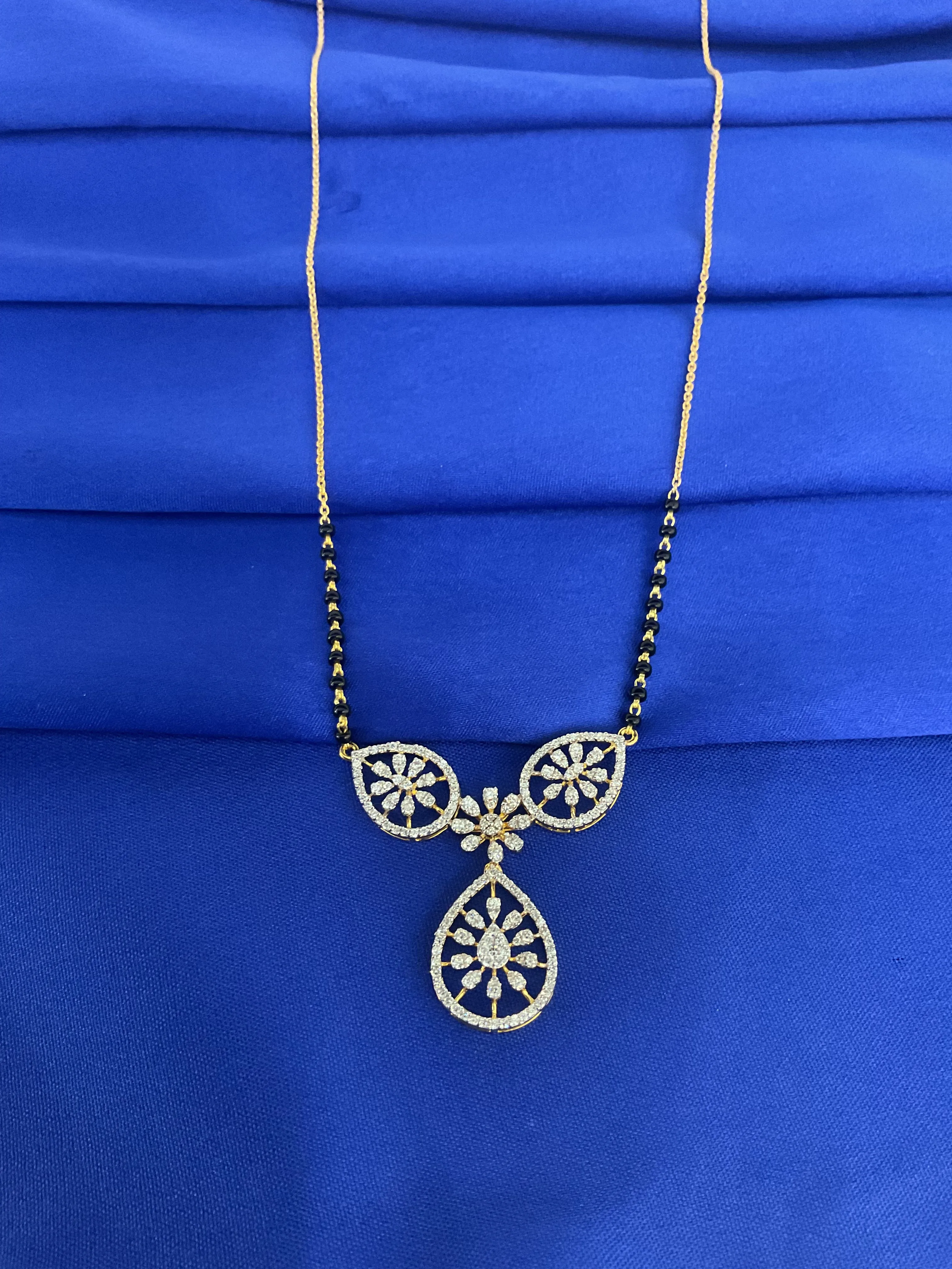Floral Drop Mangalsutra