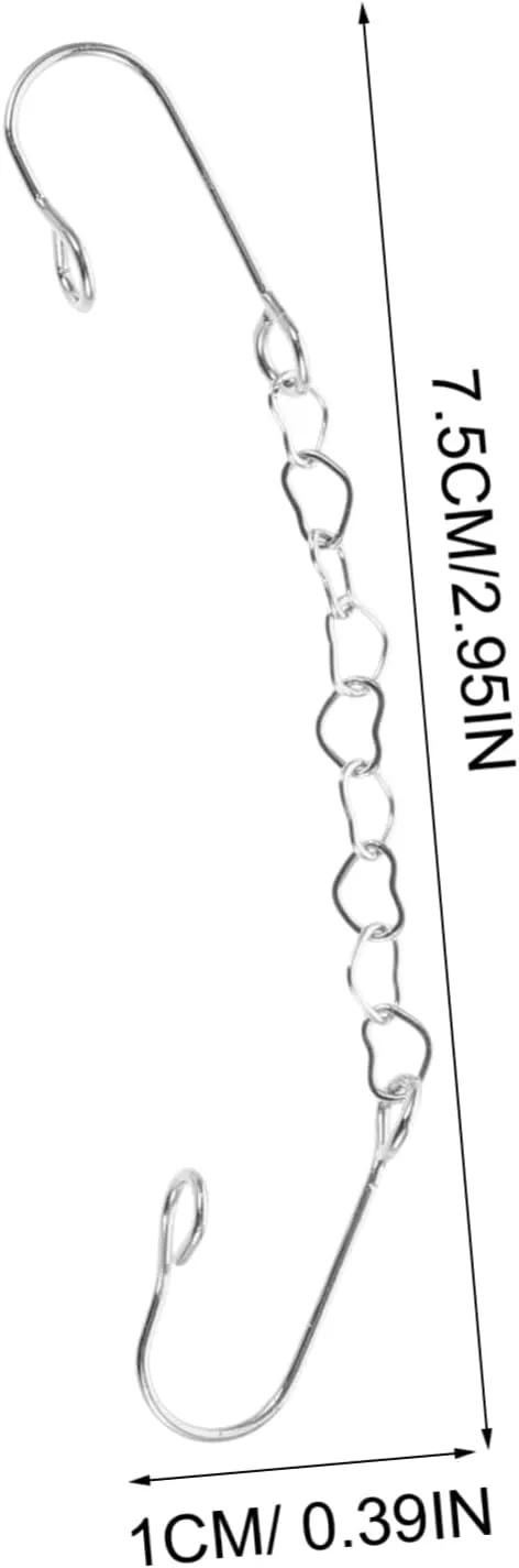 FRCOLOR Nose Chain for Nose Hoop Simple Woman Nose Rings Thin Sterling Nose Ring with Chain Color Nose Ring