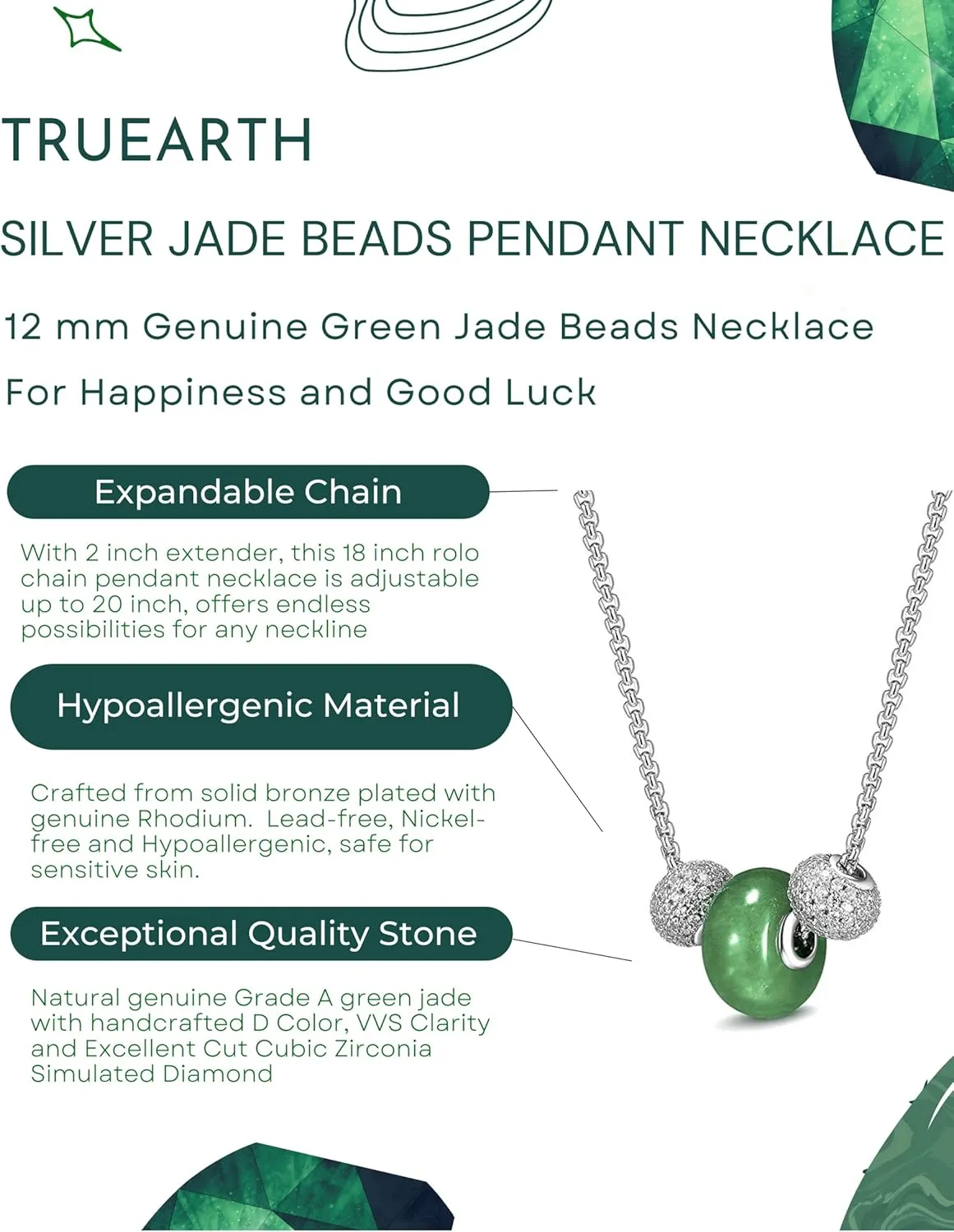 Genuine Jade Prayer Wheel or Beaded Necklace, Green Jade Pendant Necklace for Women, Women Genuine Jade Necklace, Gemstone Amulet Protection Necklace for Good Luck