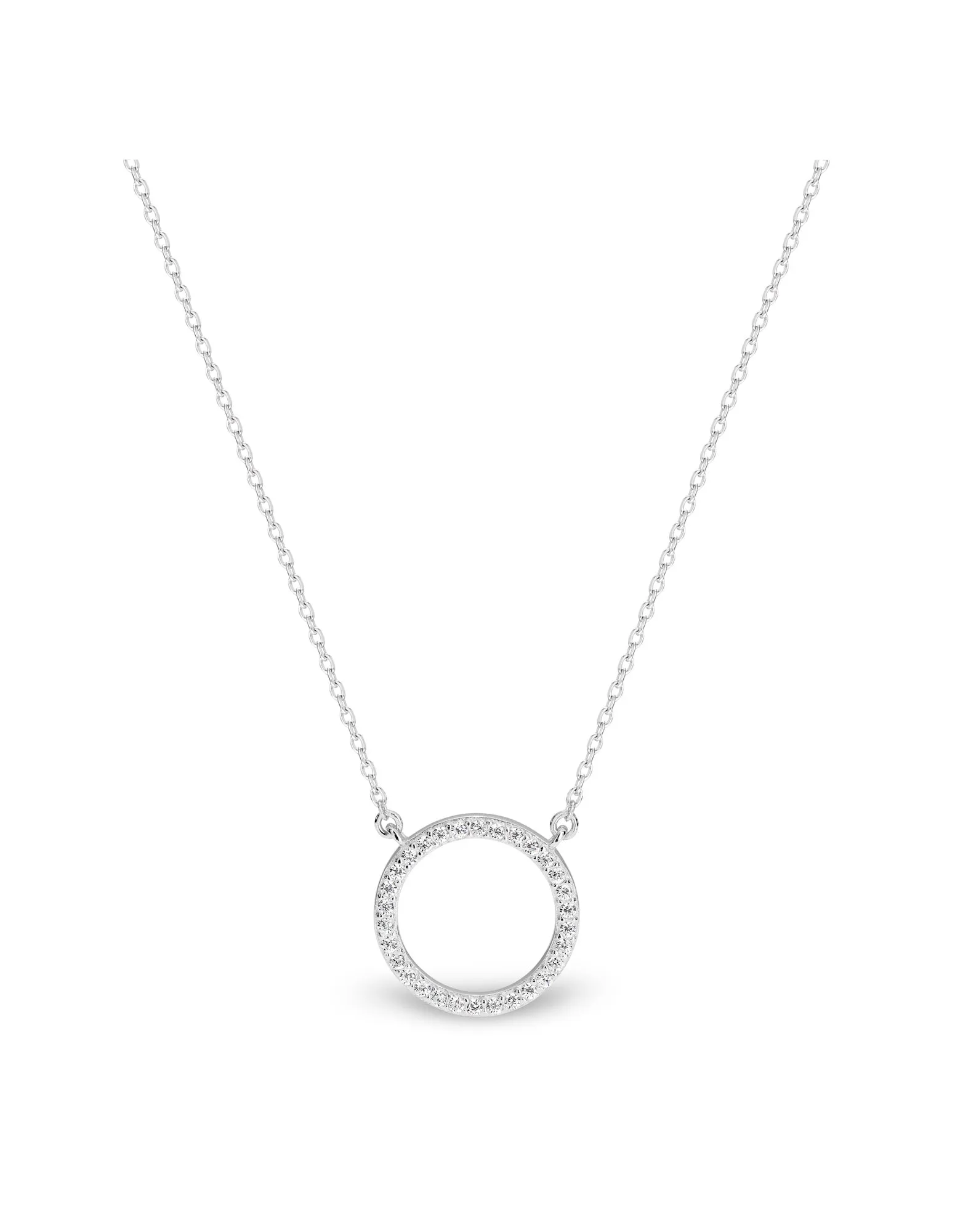 GEORGINI ARA RHODIUM PENDANT