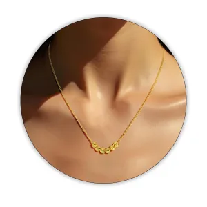 Gold Beaded Necklaces for Women-18K Gold Plated Choker Necklace dainty Gold Necklace Fashion Charm Chain Necklace for Women Trendy
